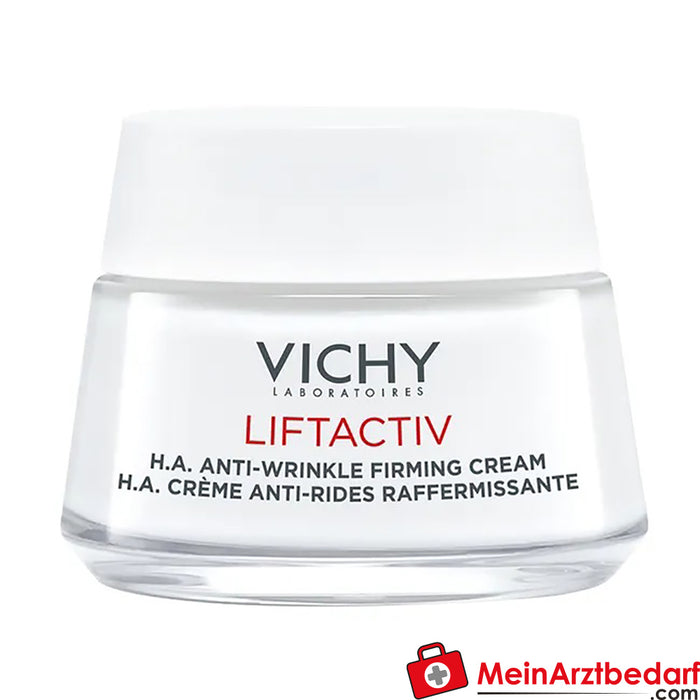 Vichy Liftactiv Hyaluron Anti-Wrinkle & Firming Cream: Ujędrniający krem przeciwzmarszczkowy do skóry suchej