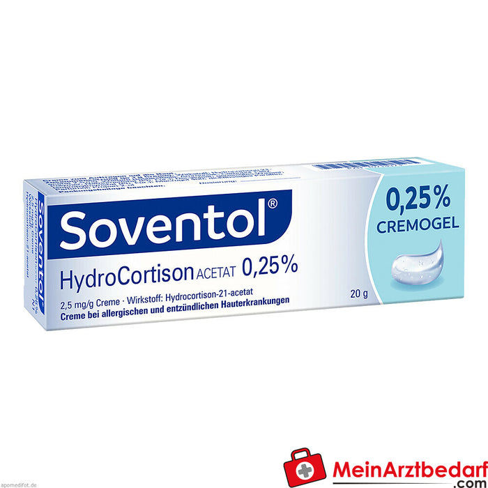 醋酸氢化可的松 0.25% Soventol