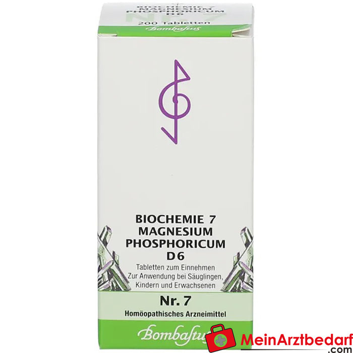 Bombastus Biochemistry 7 Magnesium phosphoricum D 6 Tablets