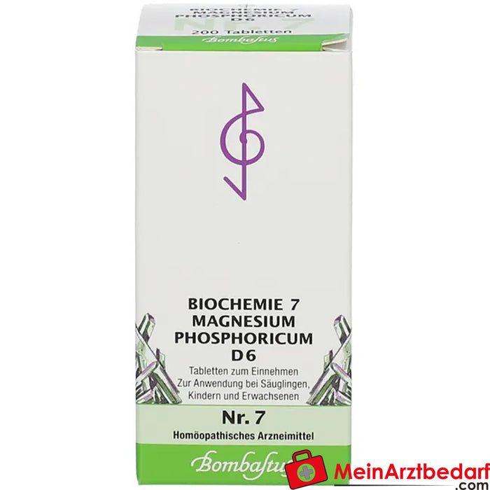 Bombastus Biochemistry 7 Magnesium phosphoricum D 6 Comprimidos