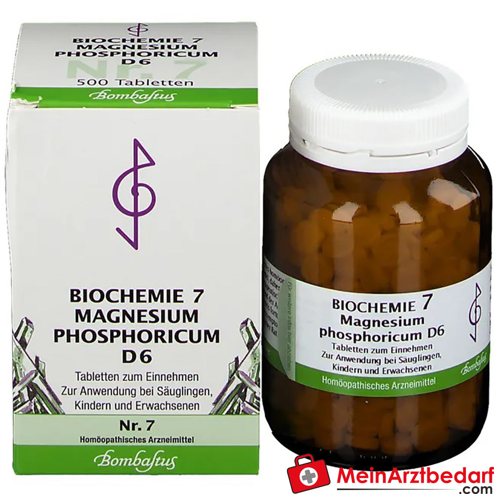 Bombastus Bioquímica 7 Magnesio fosfórico D6 250 mg comprimidos