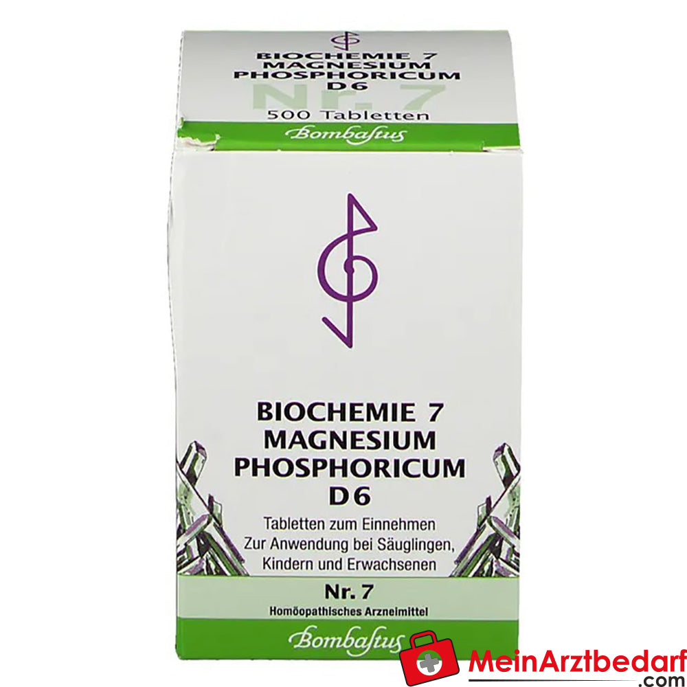 Bombastus Bioquímica 7 Magnesio fosfórico D6 250 mg comprimidos