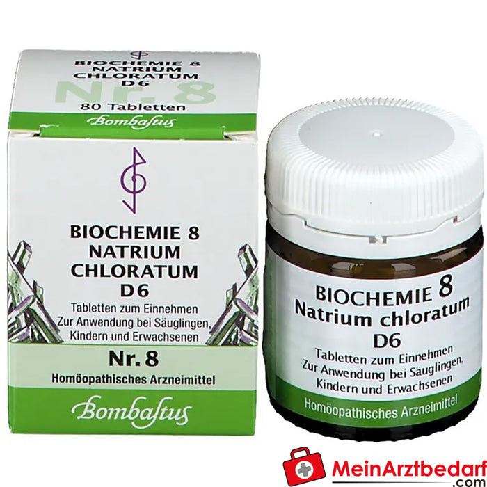 Bombastus Biochemistry 8 Natrium chloratum D 6 Tablets