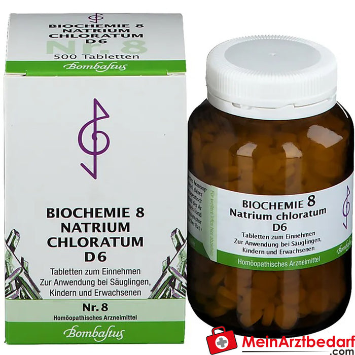 Bombastus Biochemistry 8 Natrium chloratum D 6 Comprimidos
