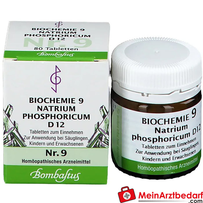 Bombastus Bioquímica 9 Natrium phosphoricum D 12 Comprimidos