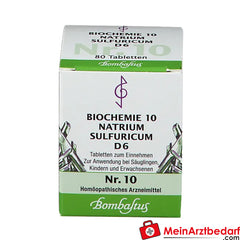 Bombastus Biochemie 10 Natrium sulfuricum D 6 Tabletten.