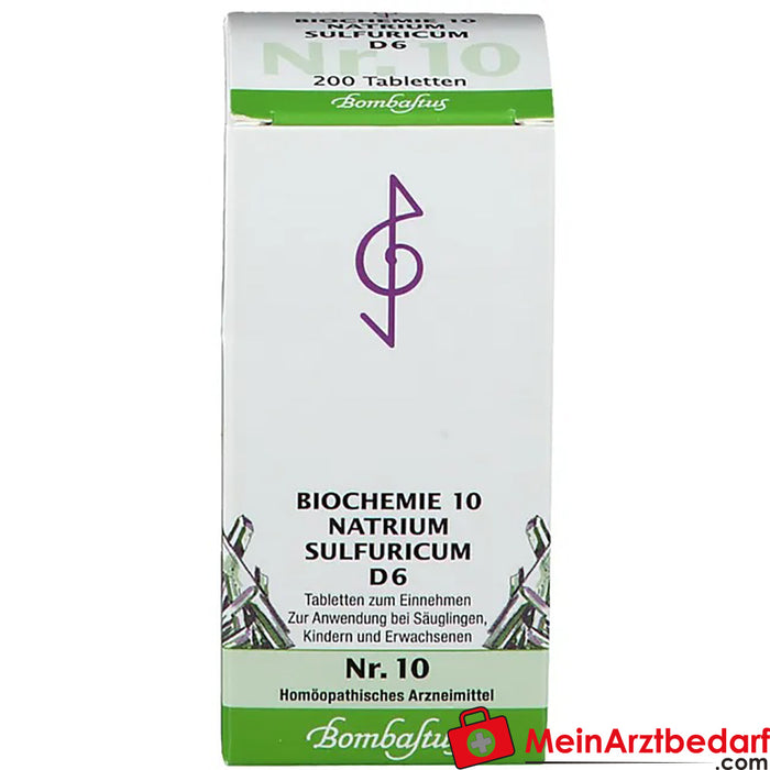 Bombastus Biochemia 10 Natrium sulfuricum D 6 tabletek