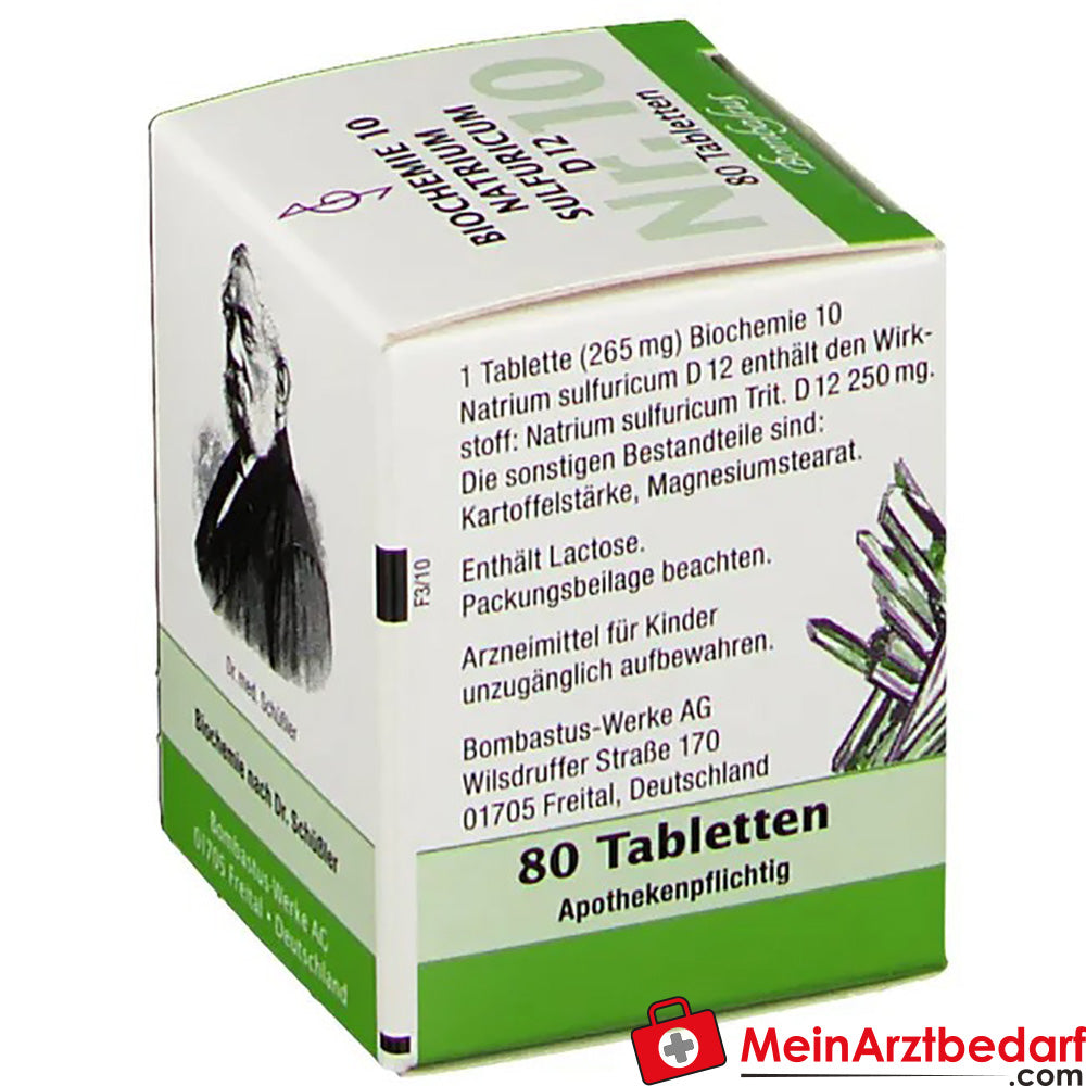 BIOCHEMIE 10 Natrium sulfuricum D12.