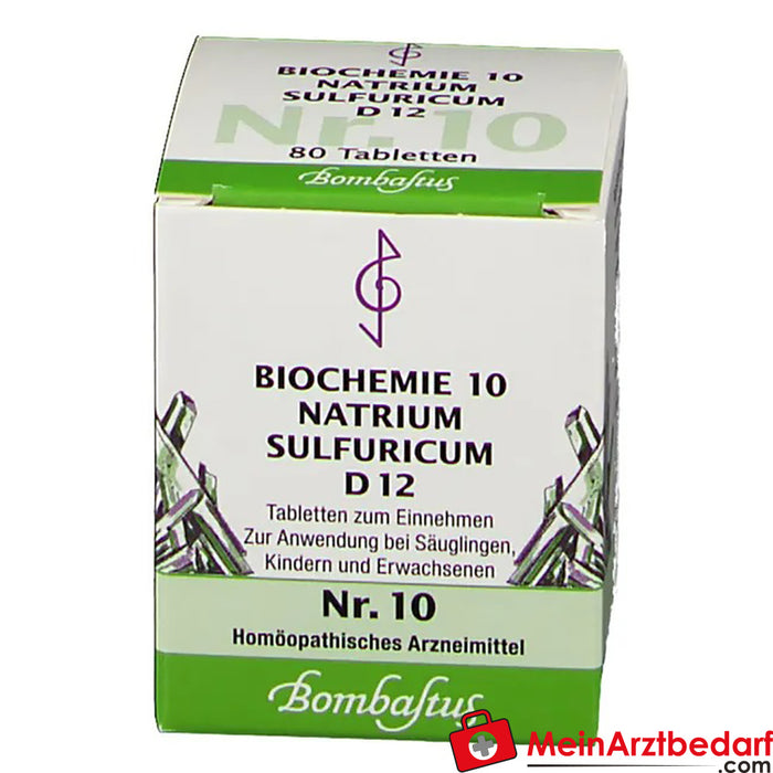 BIOQUÍMICA 10 Natrium sulfuricum D12