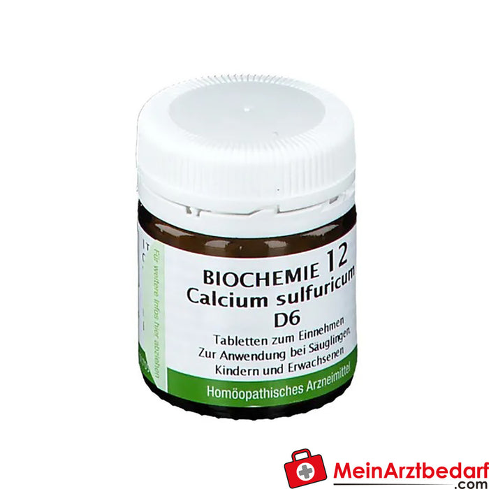 Bombastus Biochemistry 12 Calcium sulfuricum D 6 Tablets