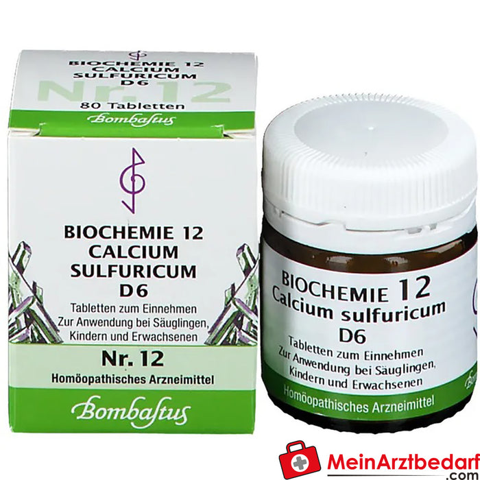 Bombastus Biochemistry 12 硫酸钙 D 6 片剂