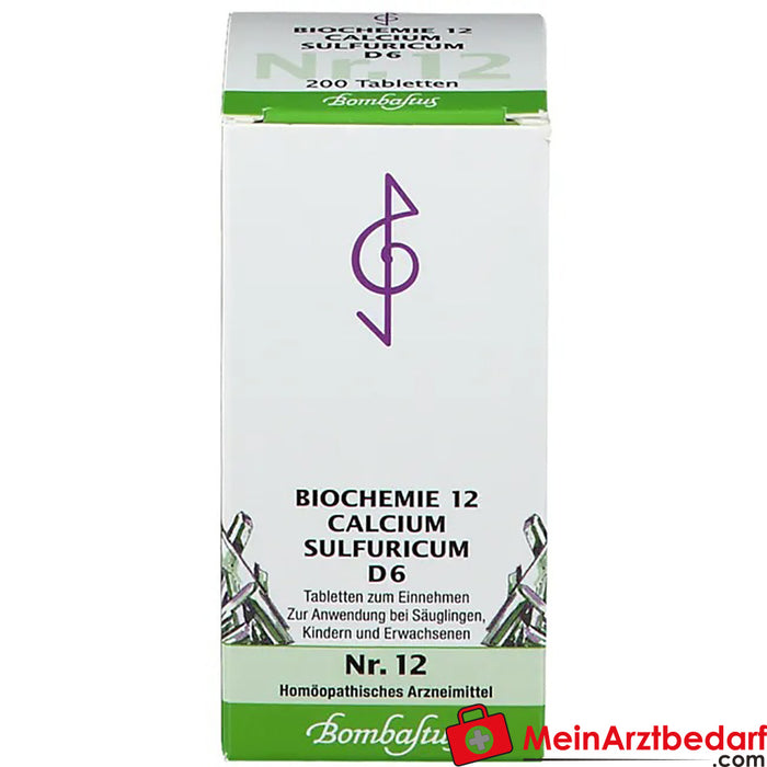 Bombastus Biochemistry 12 Calcium sulphuricum D 6 Compresse