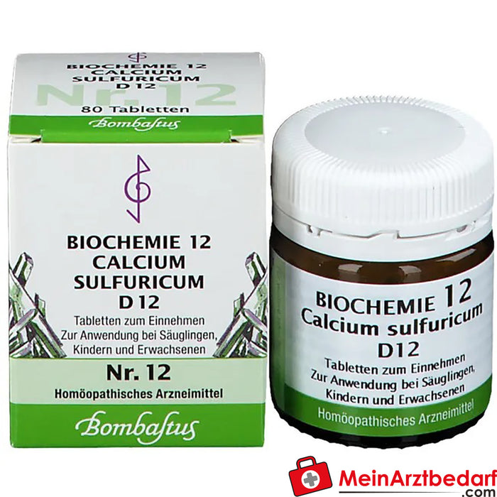 Bombastus Biochemistry 12 Calcium Sulfuricum D12