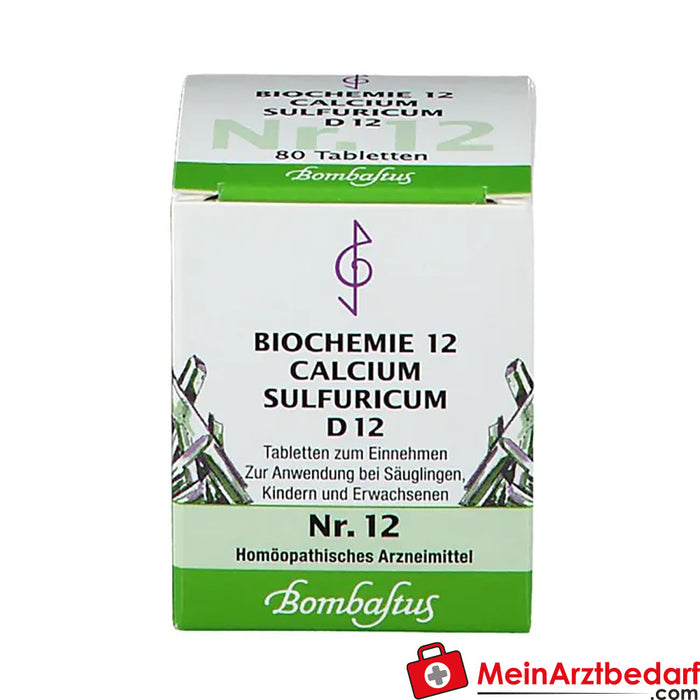Bombastus Biochemistry 12 Calcium Sulfuricum D12
