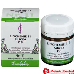 Bombastus Biochemie 11 Silicea D 6 Tabletten.
