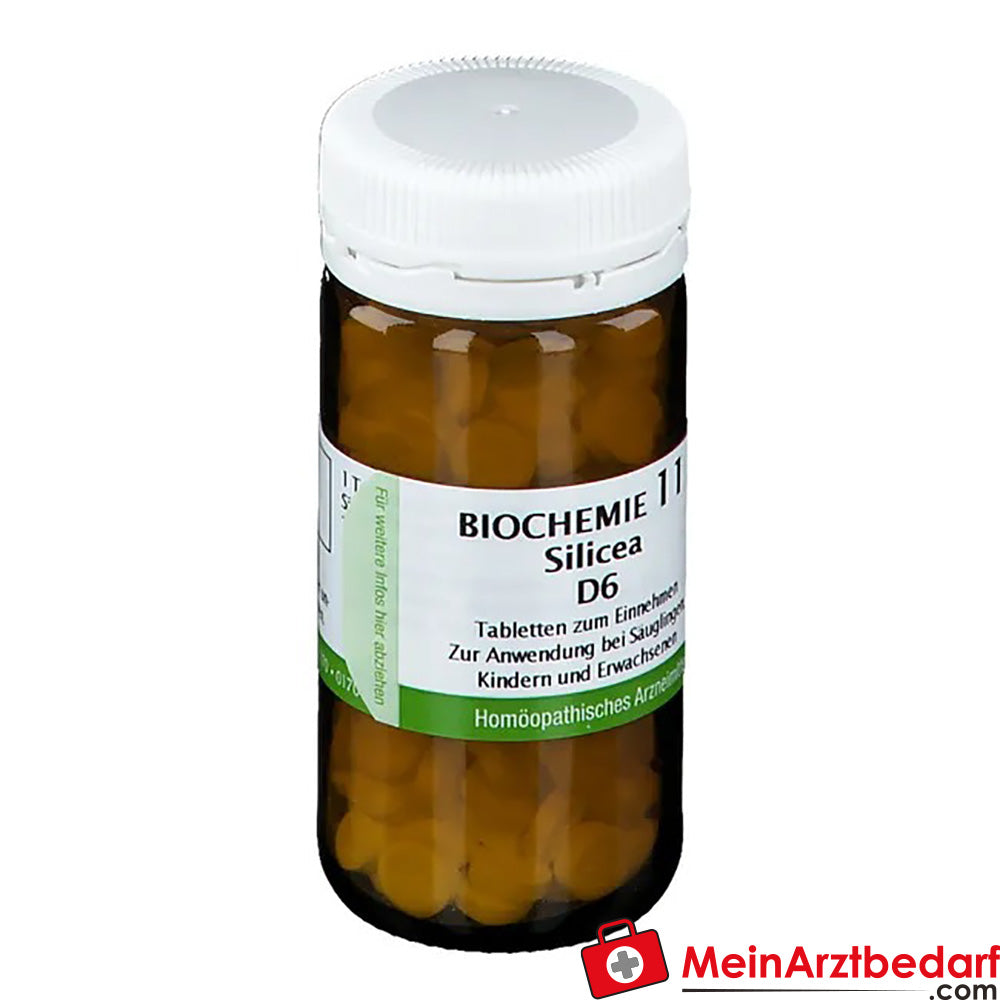 Bombastus Biochemie 11 Silicea D 6 Tabletten.