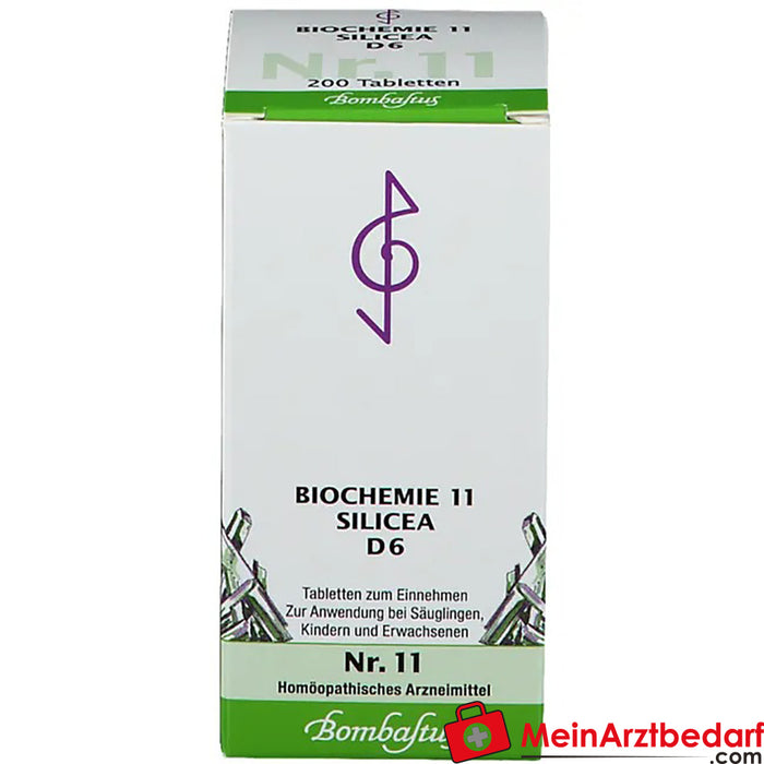 Bombastus Bioquímica 11 Silicea D 6 Comprimidos