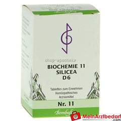 Bombastus Biochemie 11 Silicea D 6 Tabletten.