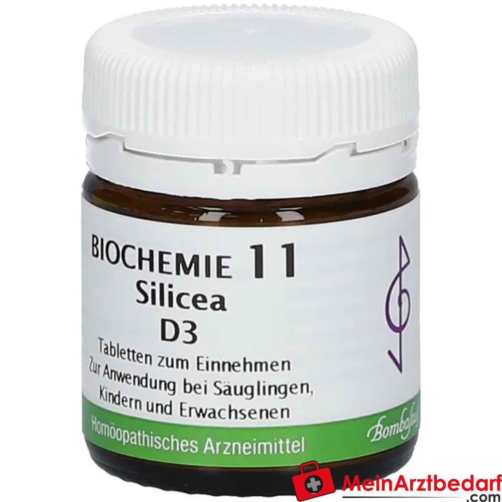 Bombastus Biochemie 11 Silicea D 3 Tabletten.