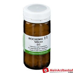 Bombastus Biochemie 11 Silicea D 3 Tabletten.