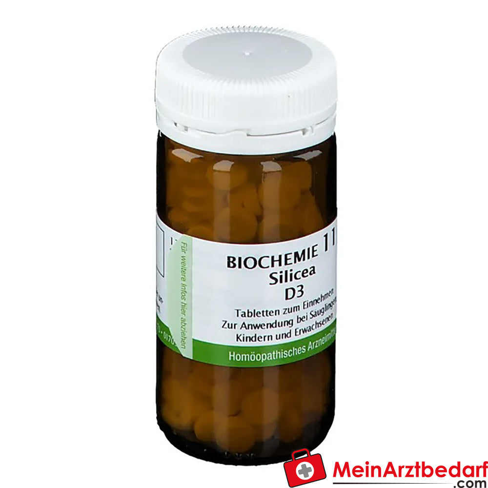 Bombastus Biochemie 11 Silicea D 3 Tabletten.