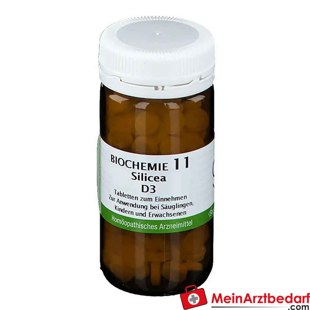 Bombastus Biochemie 11 Silicea D 3 Tabletten.