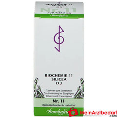 Bombastus Biochemie 11 Silicea D 3 Tabletten.