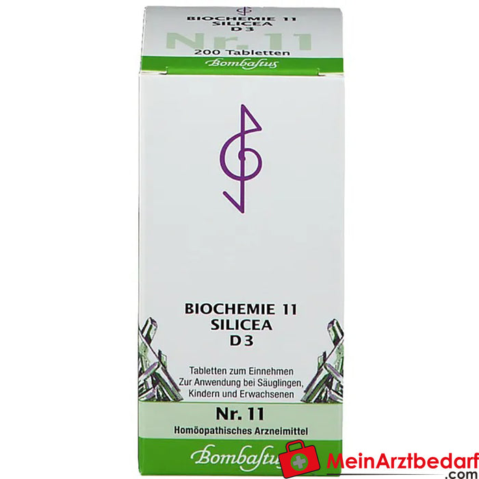 Bombastus Biochemia 11 Silicea D 3 tabletki