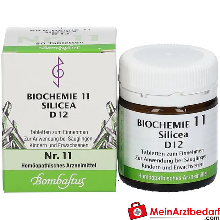 Bombastus Biochemistry 11 Silicea D 12 Tablets