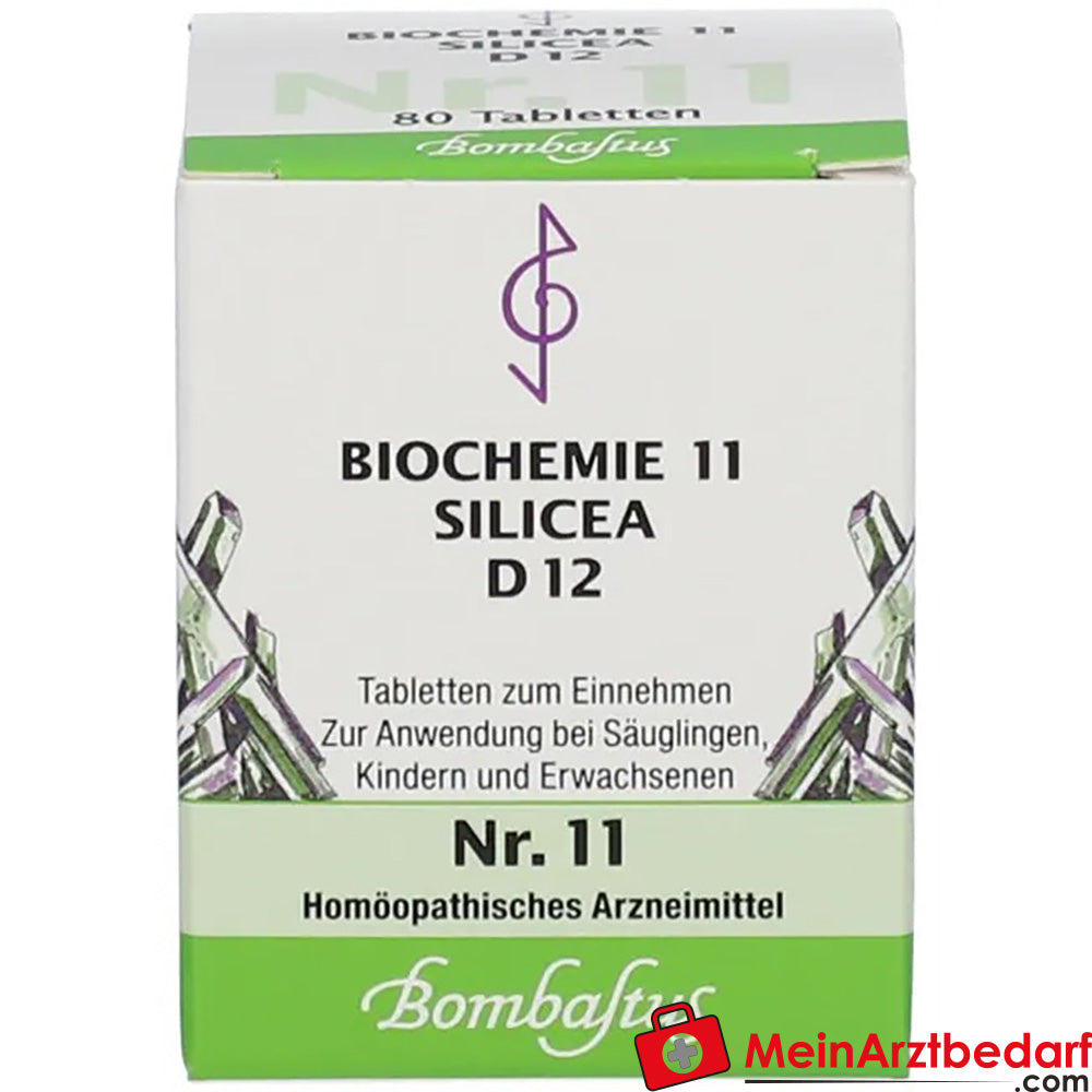 Bombastus Biochemie 11 Silicea D 12 Tabletten.