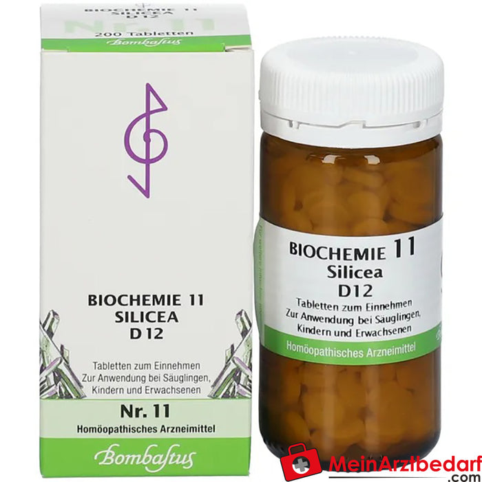 Bombastus Biochemistry 11 Silicea D 12 Comprimidos
