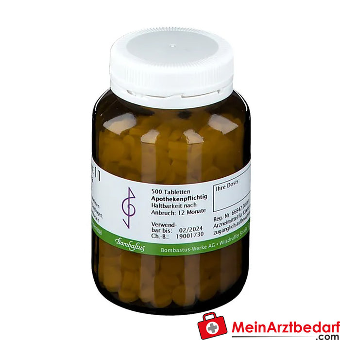 Bombastus Biyokimya 11 Silicea D 12 Tablet