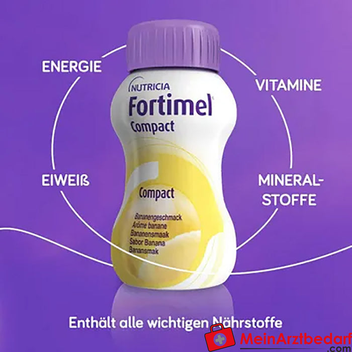 Fortimel® Compact 2.4 banana para beber, 32 unidades.