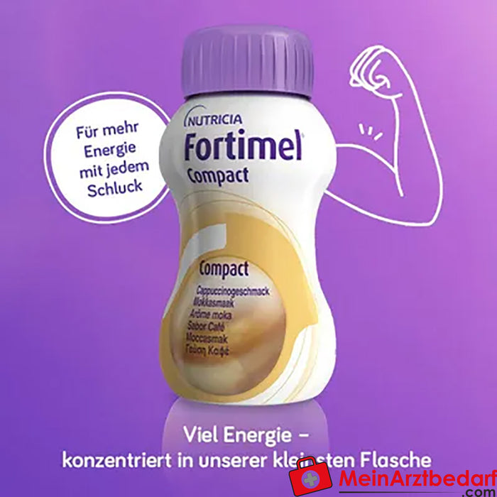 Fortimel® Compact 2.4 bebida nutricional Cappuccino, 32 unidades.