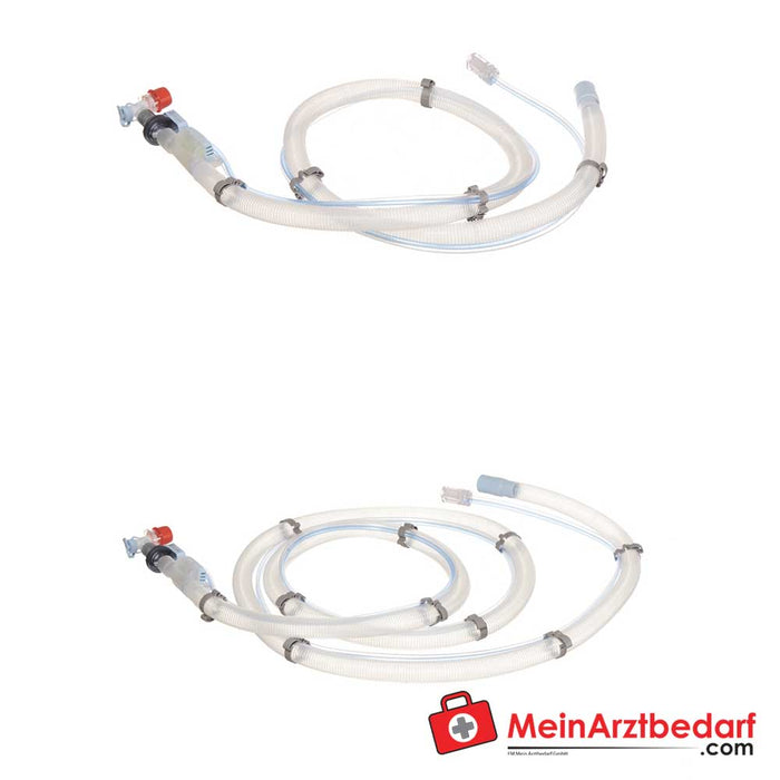 Sistema de tubo respiratorio Dräger VentStar® Oxylog® 3000, 3000+, 2000+, 5 piezas.