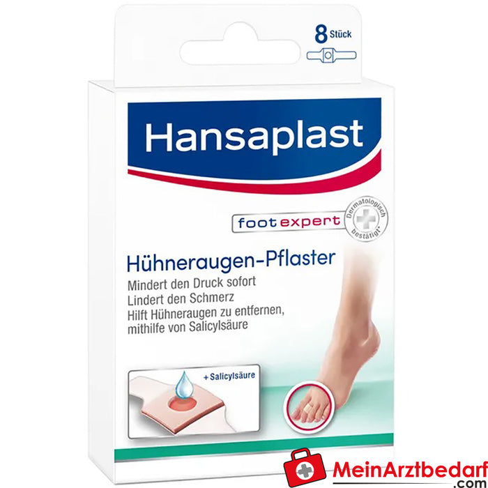 Hansaplast mısır plasterleri, 8 adet.