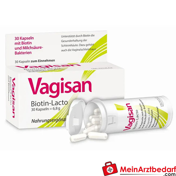Vagisan Biotine-Lacto, 30 stuks.