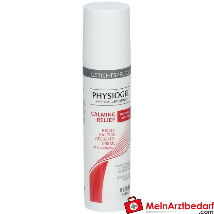 PHYSIOGEL Calming Relief - Crema ricca per il viso, 40ml