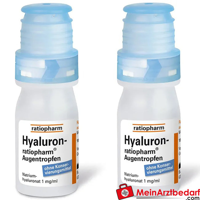 Hyaluron-ratiopharm® 滴眼液，20 毫升
