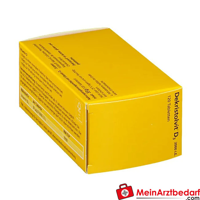 Dekristolvit D3 2000 I.E., 120 pcs.