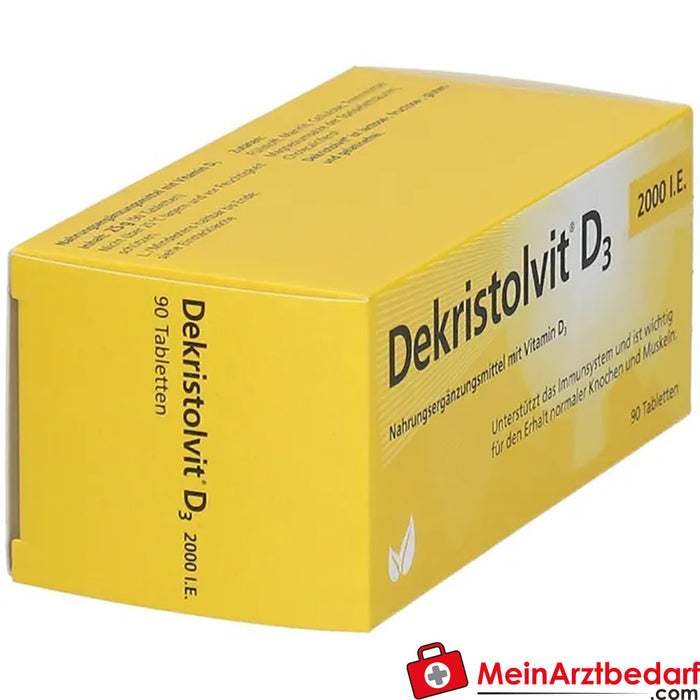 Dekristolvit D3 2000 I.U., 90 adet.