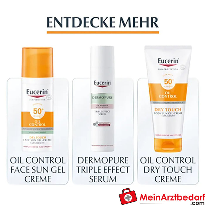 Eucerin® Oil Control Face Sun Gel-Cream SPF 30 - hoge bescherming tegen de zon, ook voor de acnegevoelige huid, 50ml