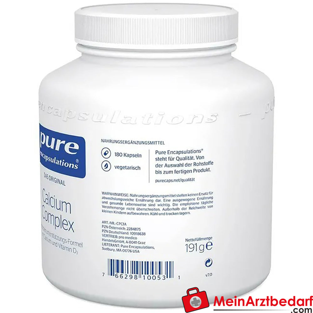 Pure Encapsulations® Calcium Complex.