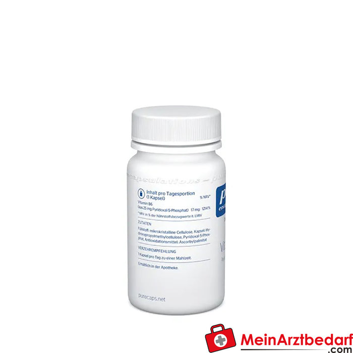 Pure Encapsulations® B6 Vitamini (piridoksal-5-fosfat)