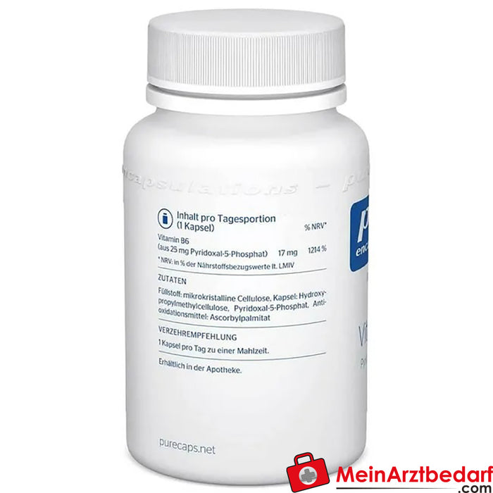 Pure Encapsulations® Vitamina B6 (piridossal-5-fosfato)