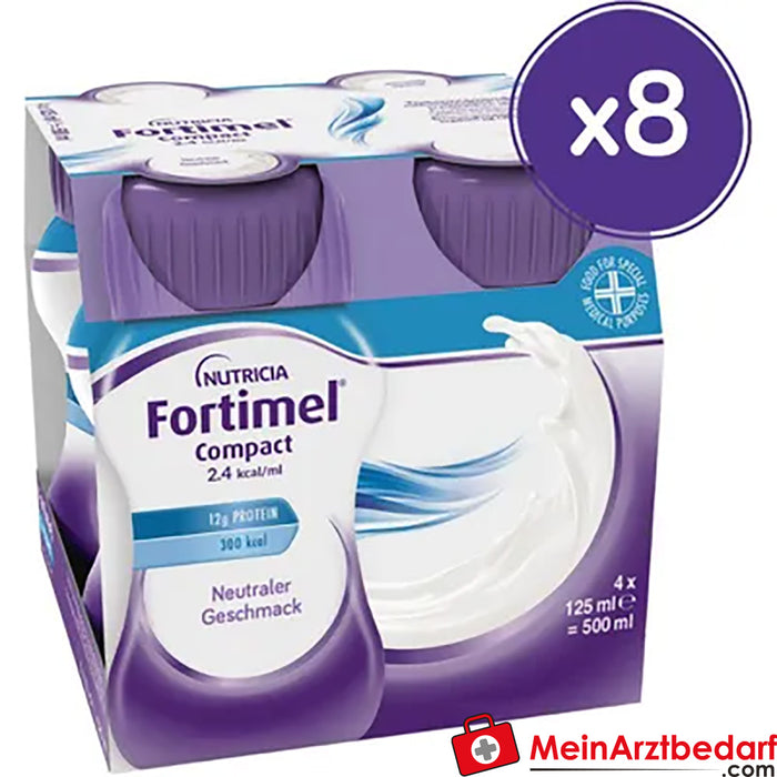 Fortimel® Compact 2.4 Bebida nutricional neutra, 32 unid.