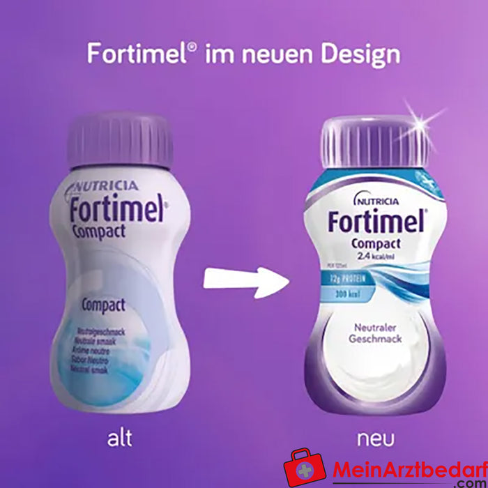 Fortimel® Compact 2.4 Bebida nutricional neutra, 32 unid.