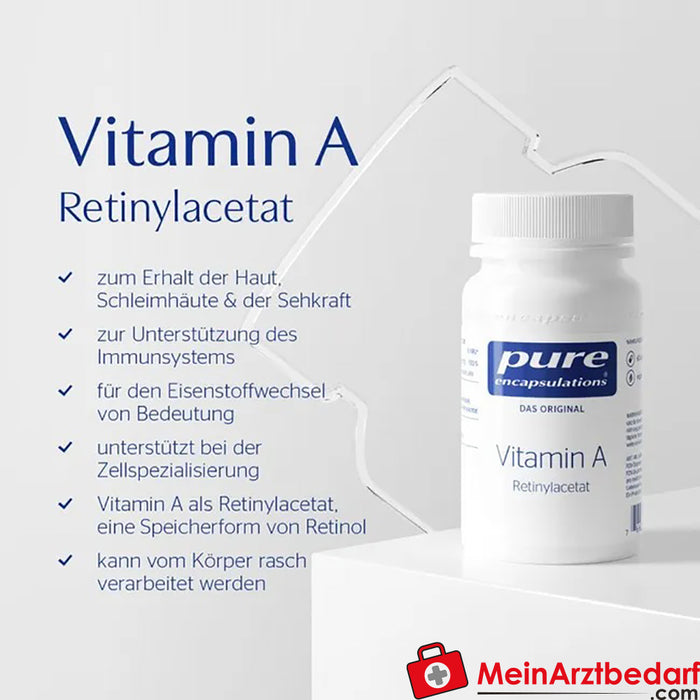 Pure Encapsulations® Vitamine a acétate de rétinyle en gélules