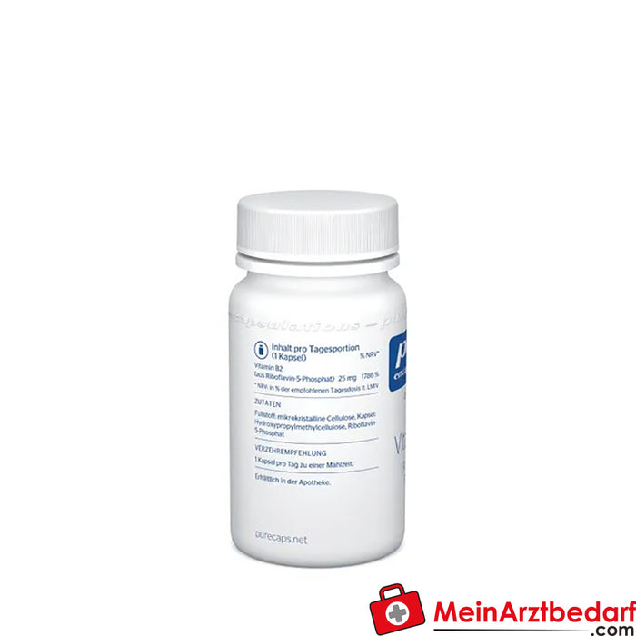 Pure Encapsulations® Vitamina B2 (riboflavina-5-fosfato)
