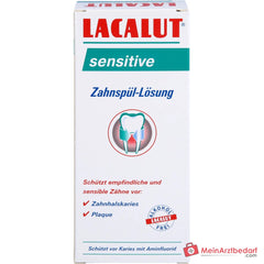 Lacalut sensitive Aminfluorid / Kaliumchlorid / Chlorhexidin Zahnspül-Lösung, 300 ml.